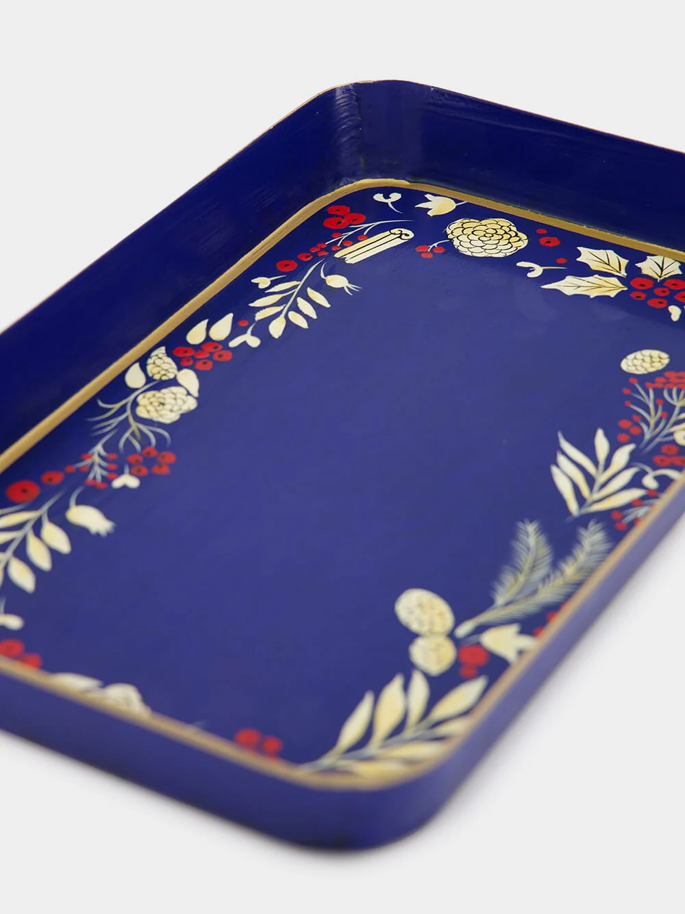 Handpainted Christmas Iron Tray - Image 3