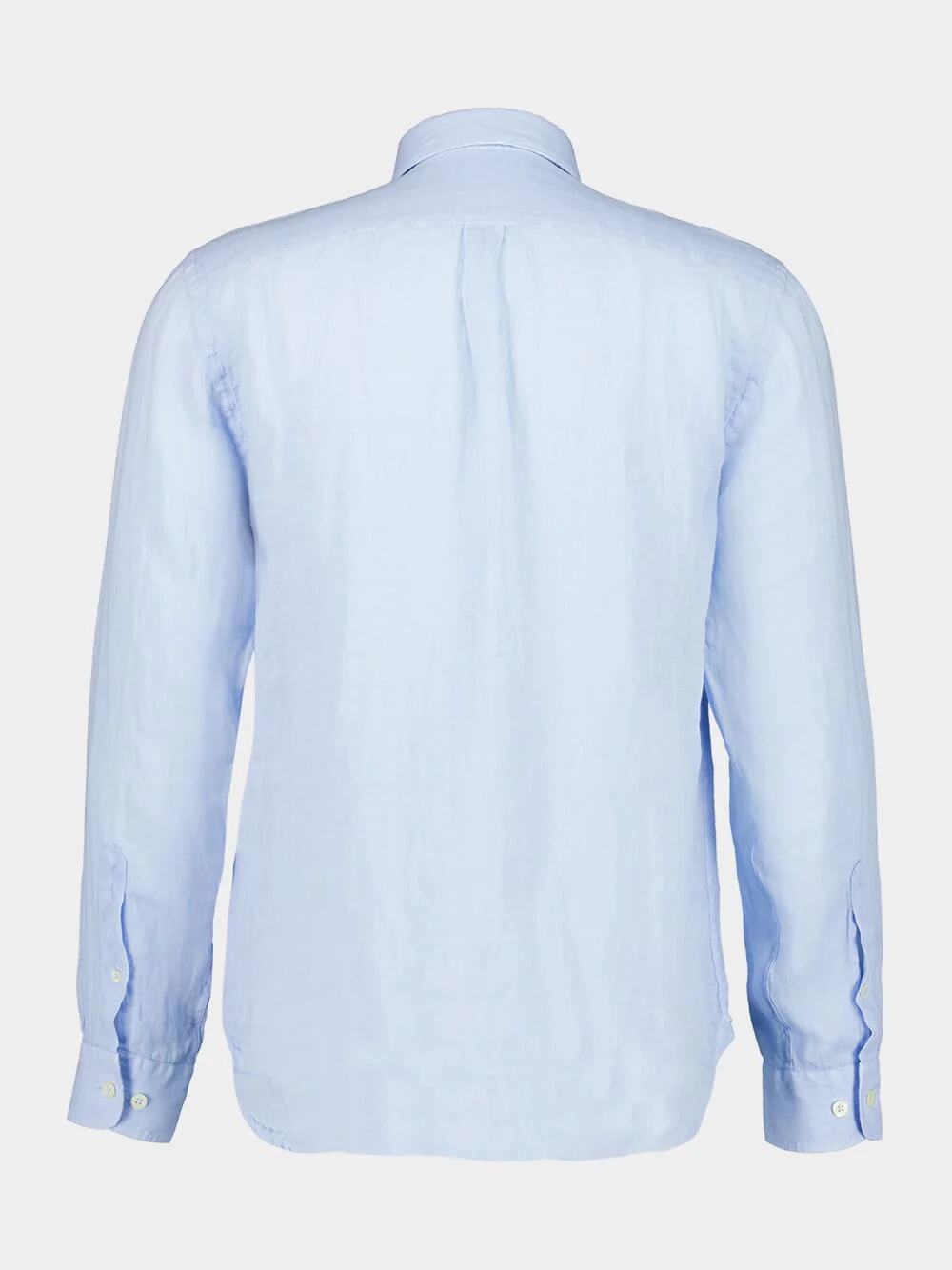 Aquatic Long-Sleeve Regular Fit Linen Shirt - Image 2