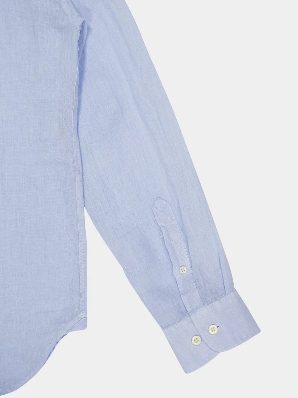 Aquatic Long-Sleeve Regular Fit Linen Shirt - Image 4