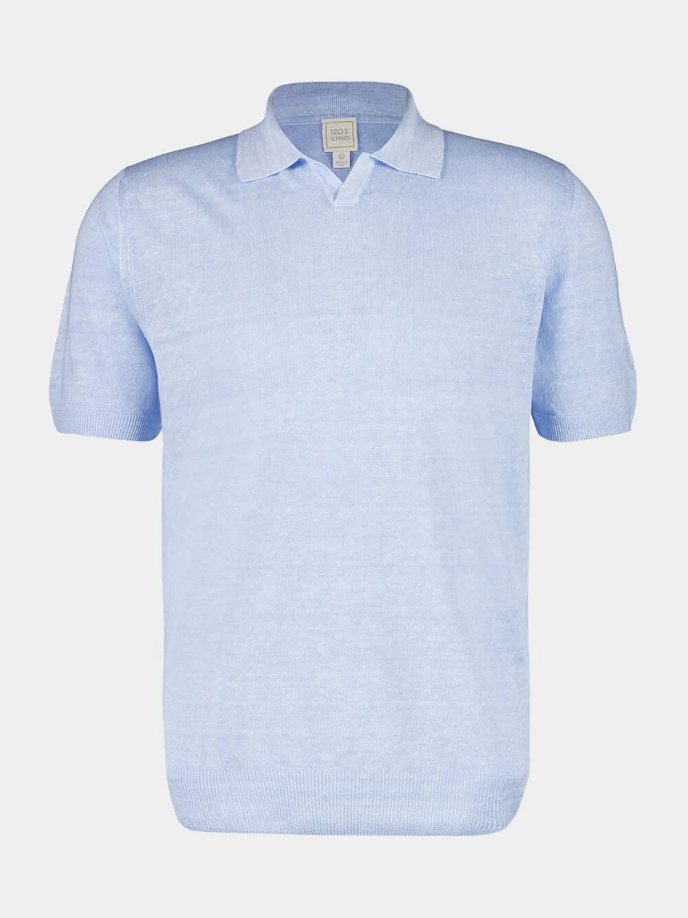 Azzurro Blue Short-Sleeve Knit Jumper