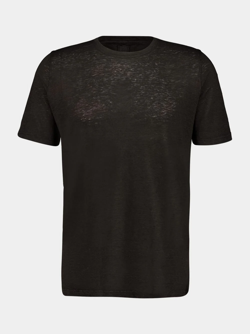 Black Linen T-Shirt