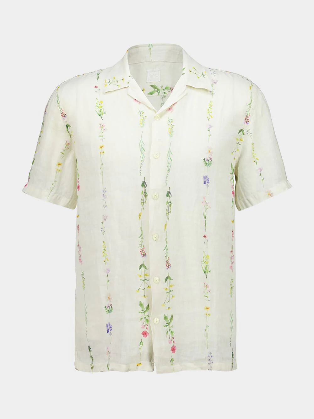 Butter Floral Linen Short Sleeve Shirt