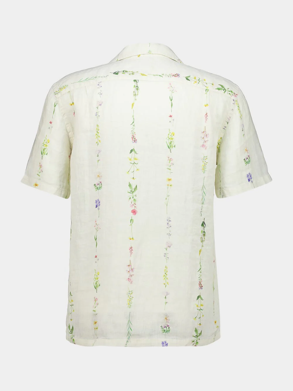 Butter Floral Linen Short Sleeve Shirt - Image 3