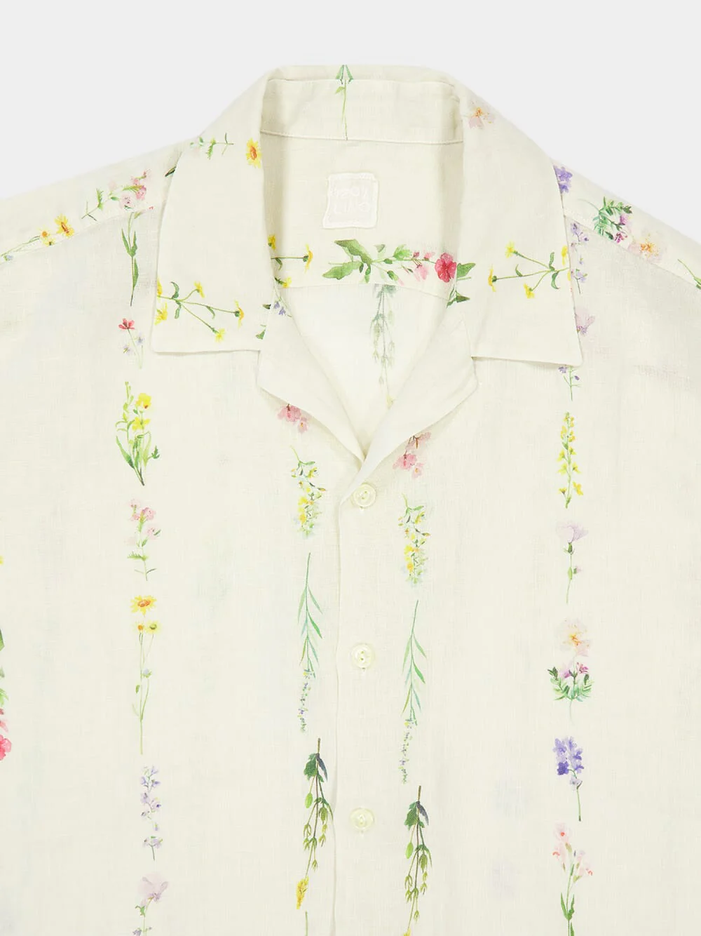 Butter Floral Linen Short Sleeve Shirt - Image 4