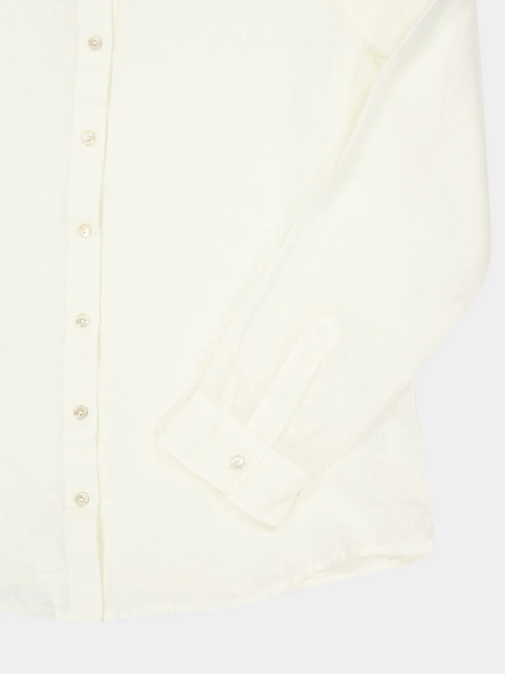 Butter Linen Long-Sleeve Shirt - Image 4
