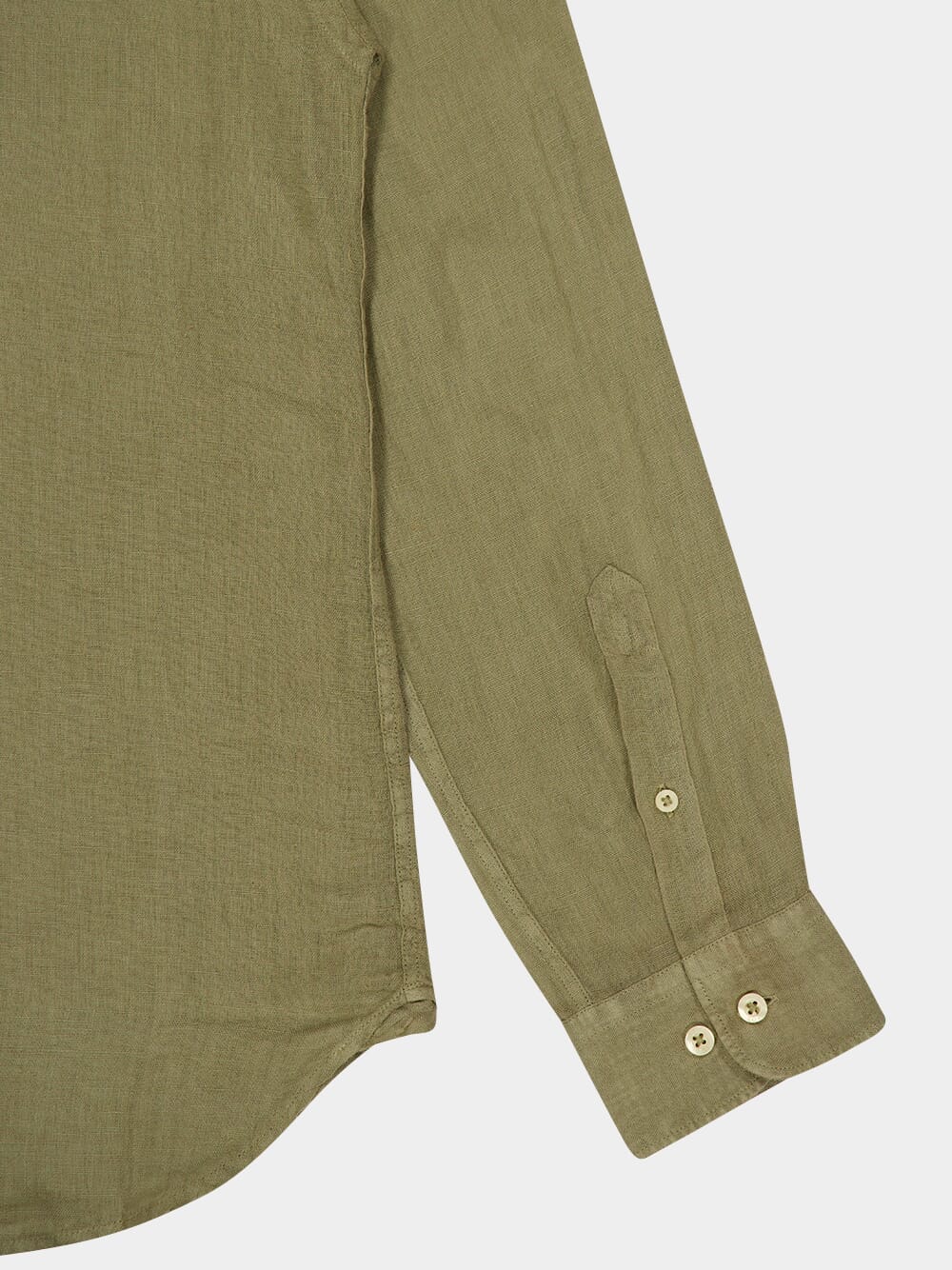 Cactus Long-Sleeve Regular Fit Linen Shirt - Image 4