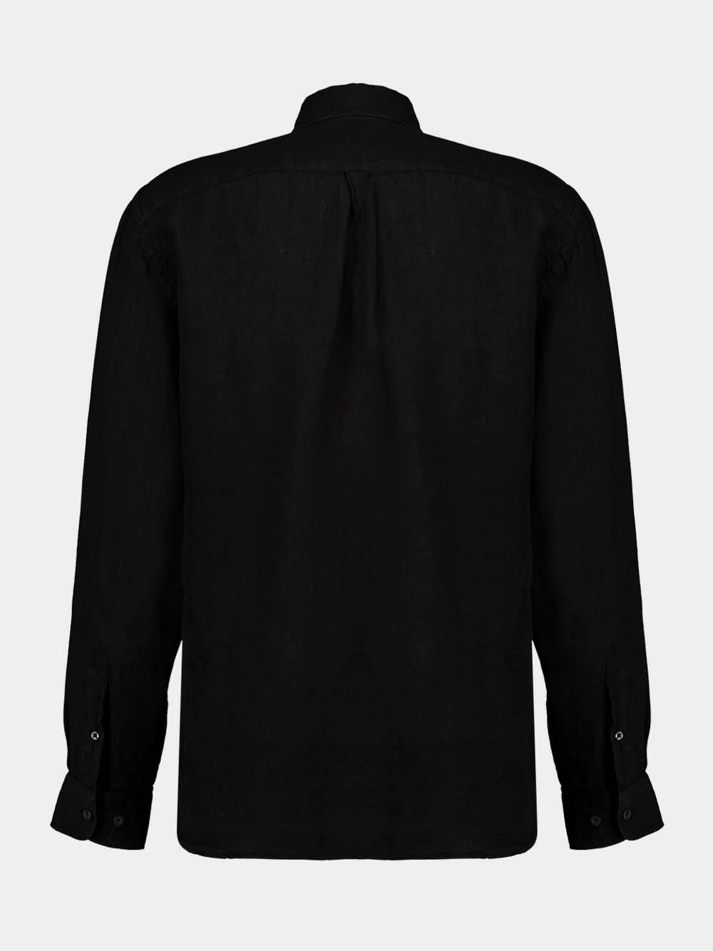 Black Linen Shirt - Image 2