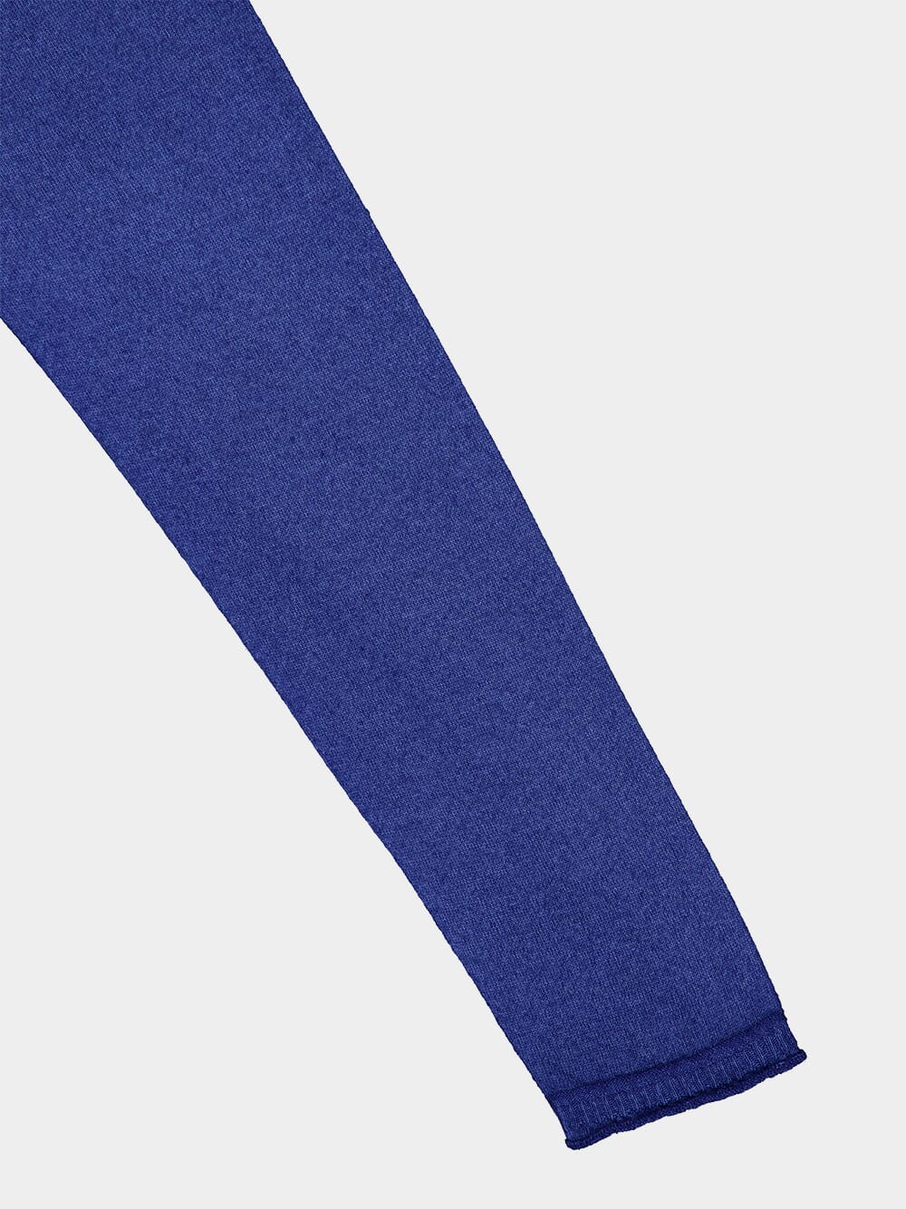 Blue Cashmere C-Neck Sweater - Image 4