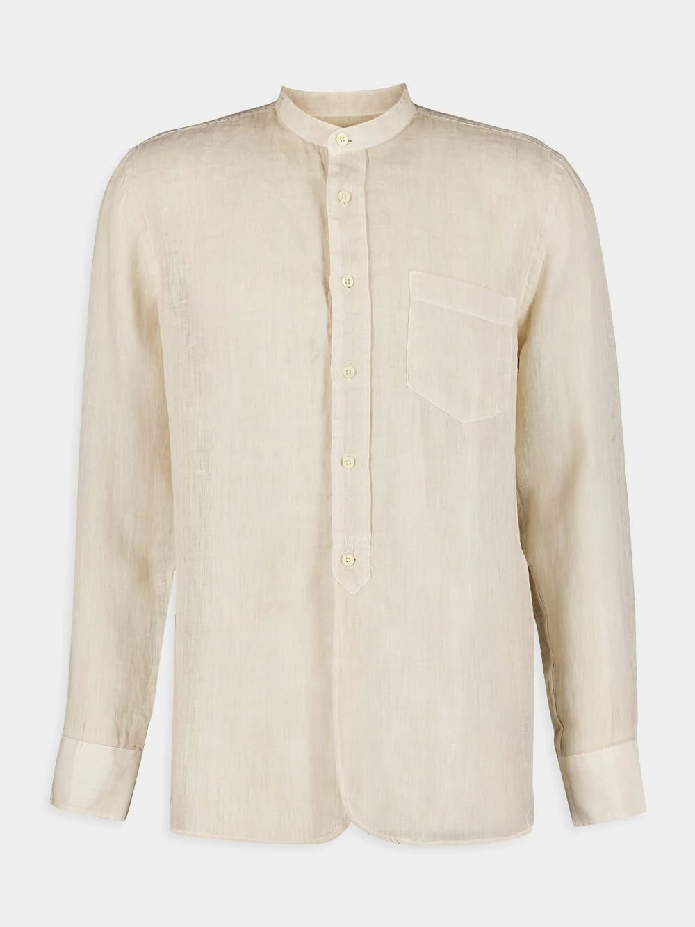 Classic Beige Linen Shirt