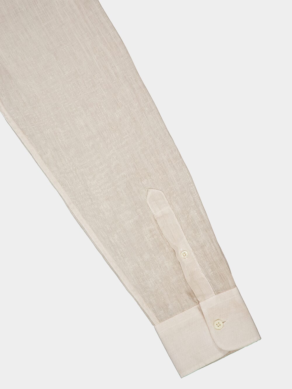Classic Beige Linen Shirt - Image 4