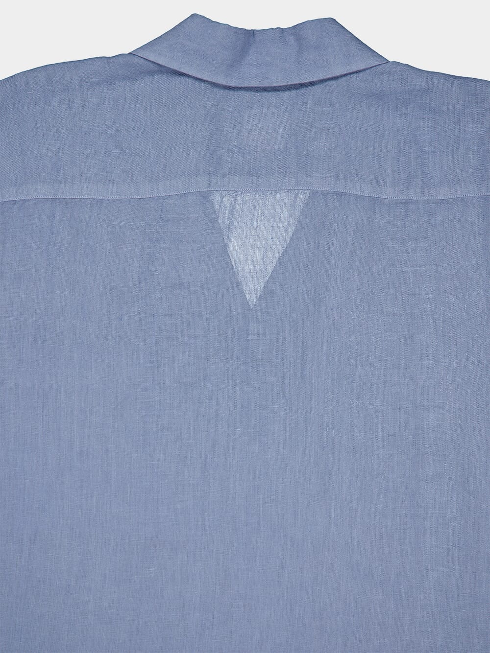 Linen Button-Down Light Blue Shirt - Image 4