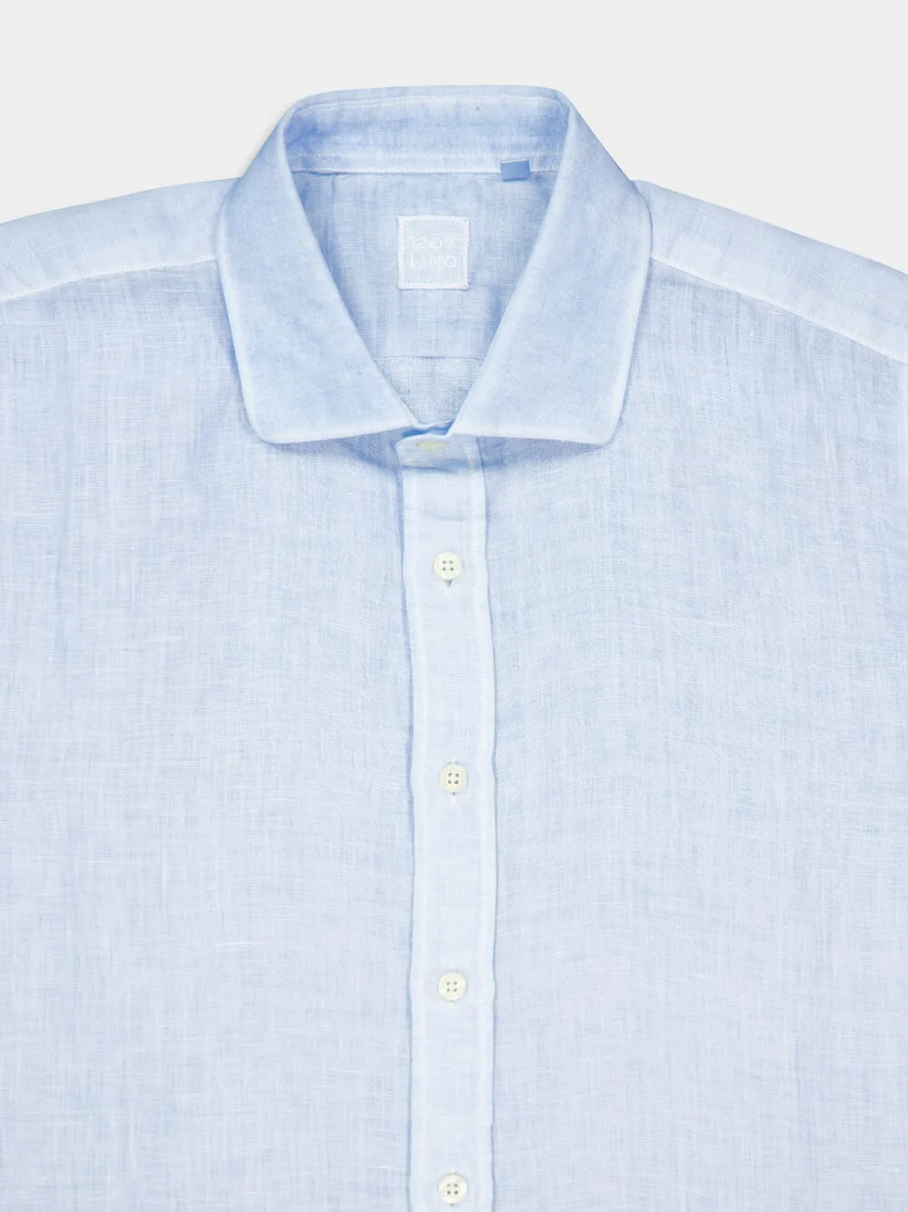 Sky Blue Linen Shirt - Image 3