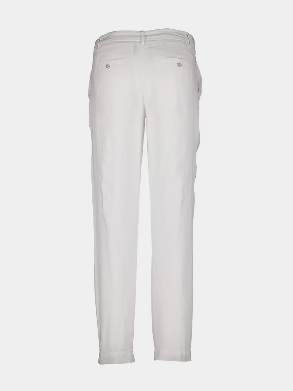 White Linen Trousers - Image 2