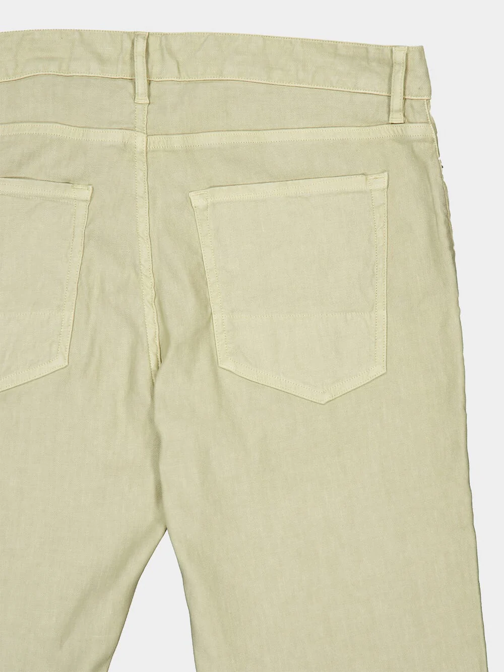 Corda Slim Fit Linen-Blend 5-Pocket Pants - Image 4