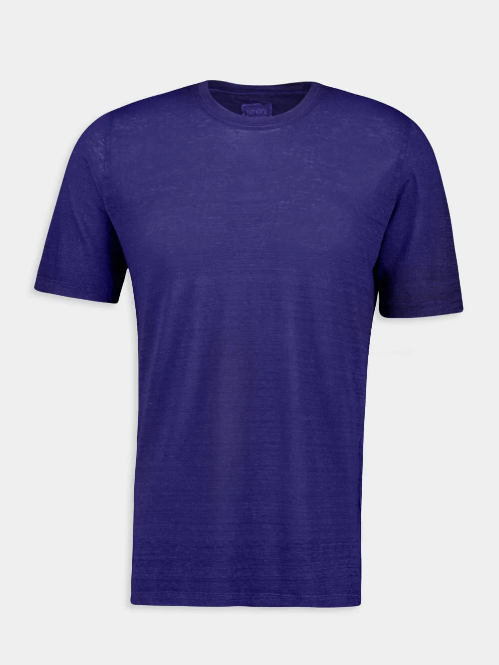 Ink Fade Blue Linen T-Shirt