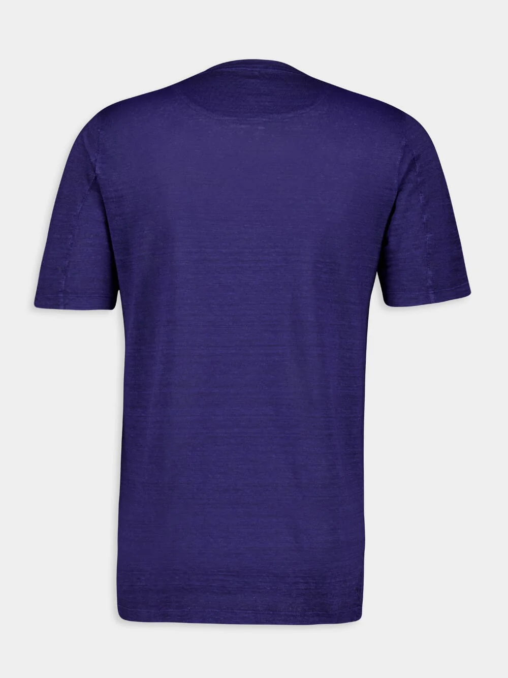 Ink Fade Blue Linen T-Shirt - Image 2