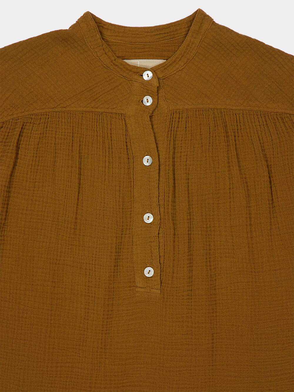 Mou Cotton Long-Sleeved Blouse - Image 3