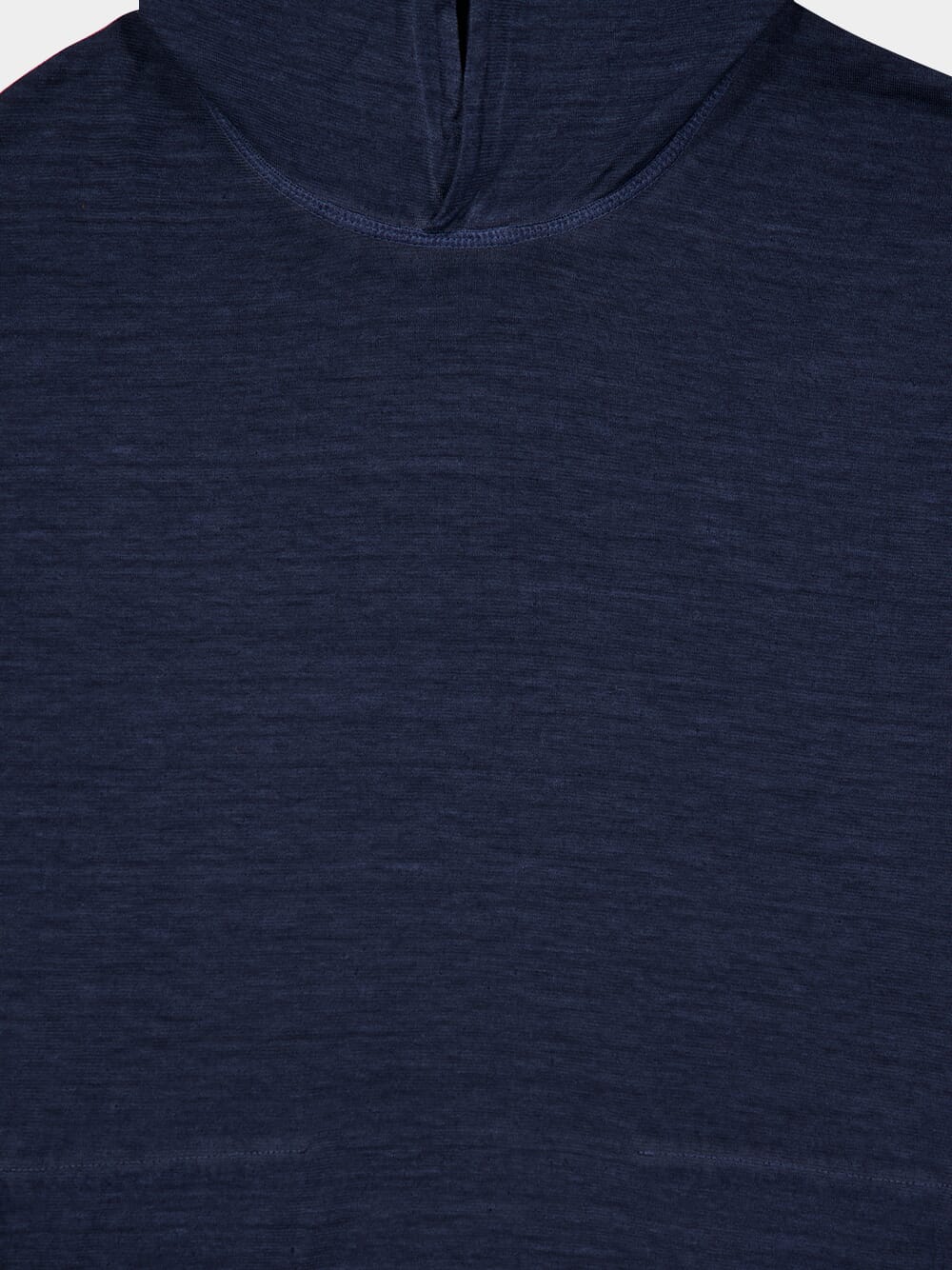 Navy Blue Fade Long-Sleeve Hooded Sweatshirt - Image 3