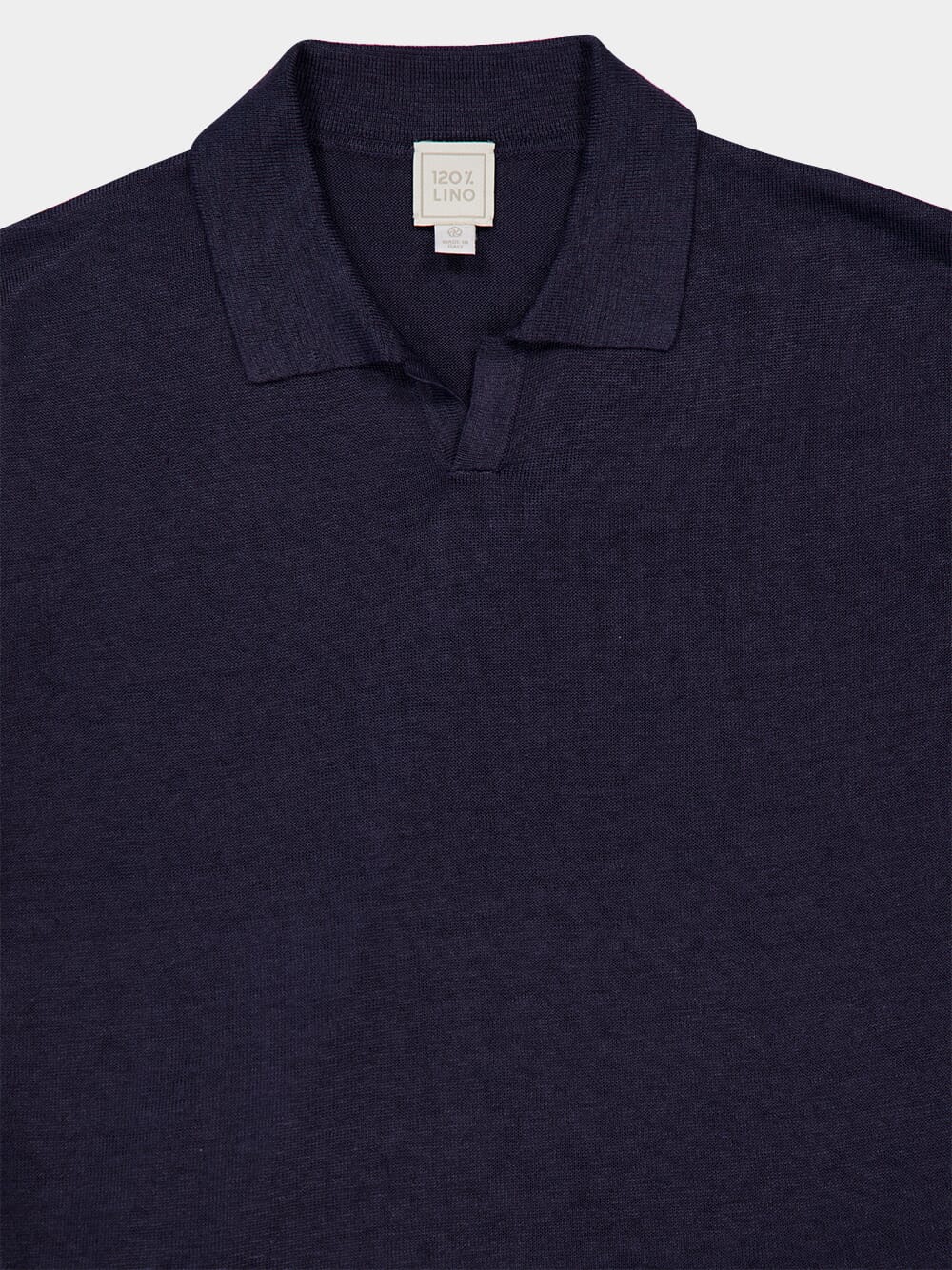 Navy Blue Short-Sleeve Knit Jumper - Image 3