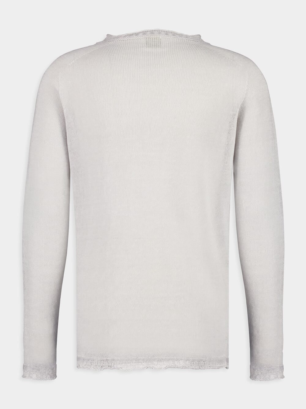 Pearl Linen Long-Sleeve Shirt - Image 2