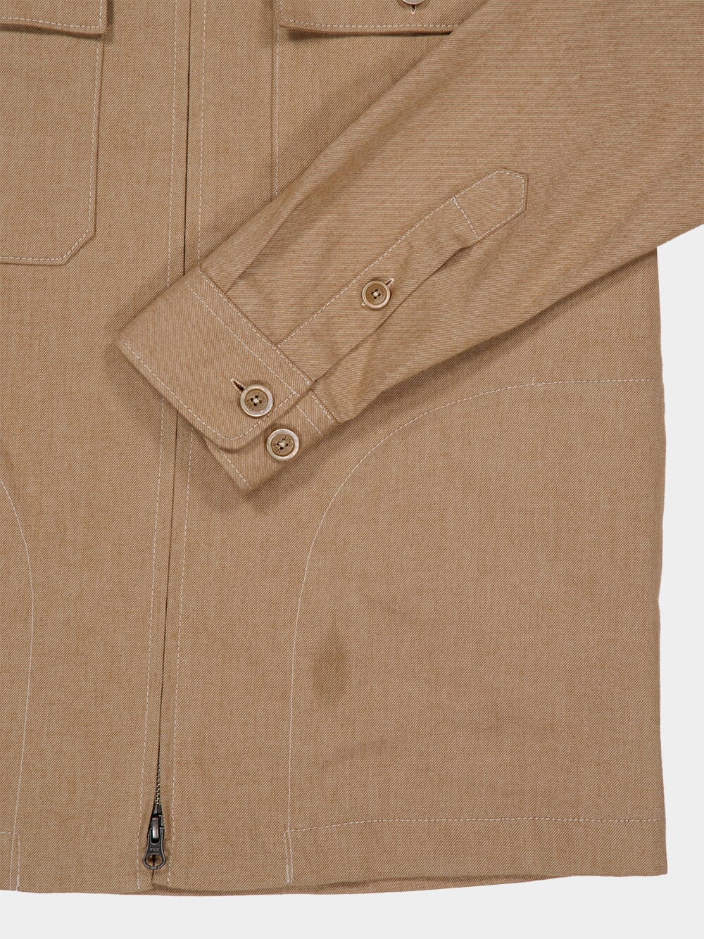 Safari Cotton Buttoned Jacket - Image 4