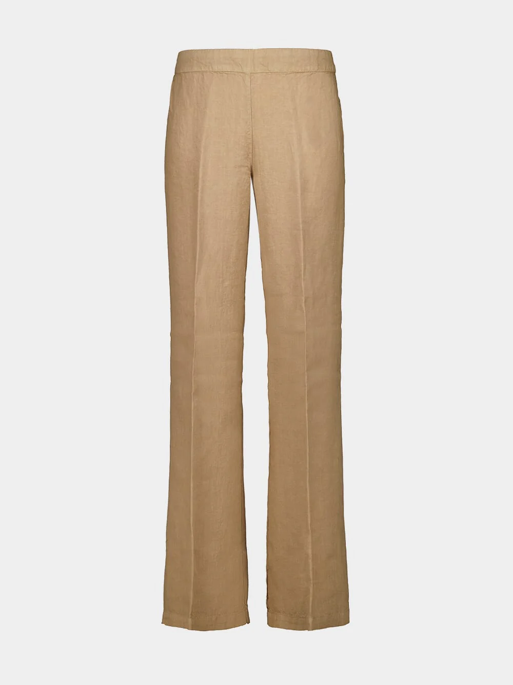 Savana Brown Linen Casual Fit Trousers