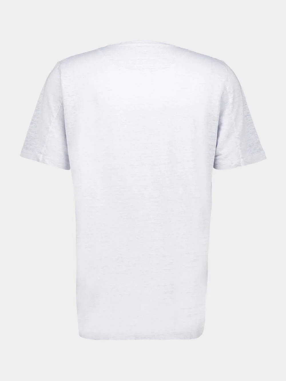 White Linen T-Shirt - Image 2