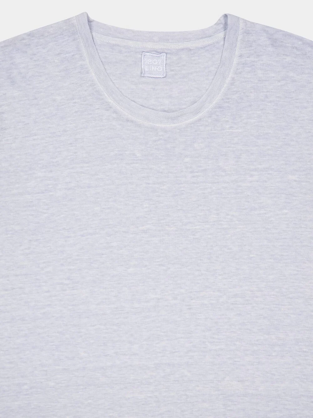 White Linen T-Shirt - Image 3