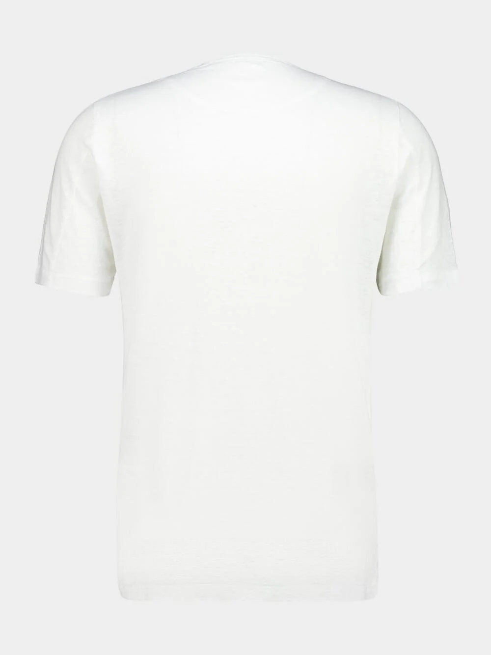 White Linen T-Shirt - Image 2