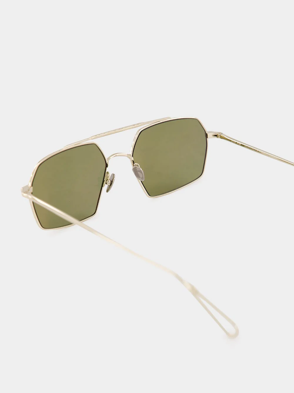 Khaki Green Haussmann Sunglasses - Image 4