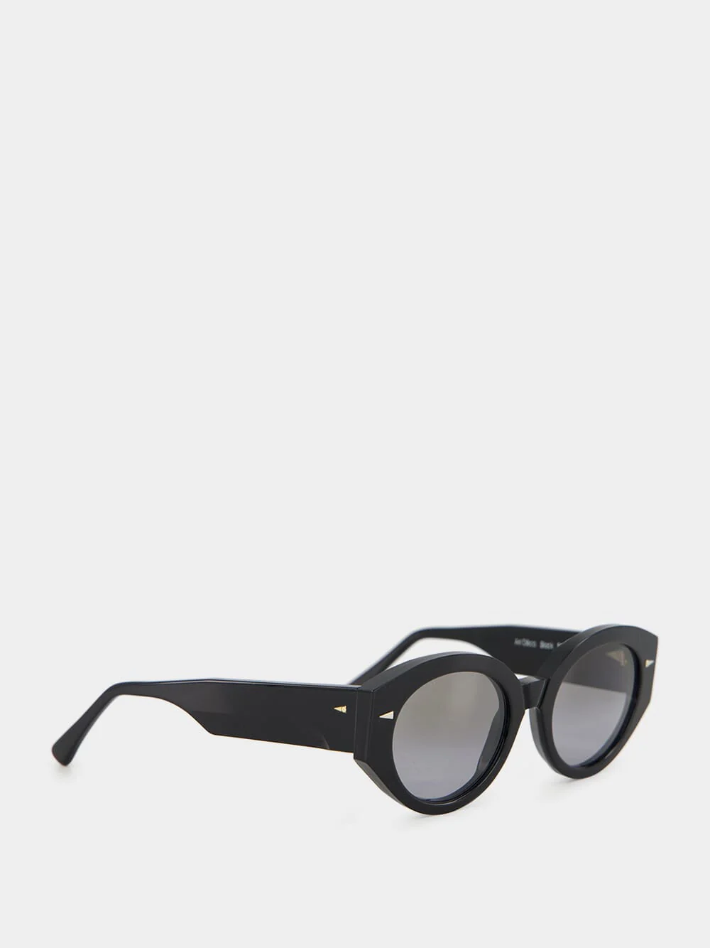 Black and Grey Gradient Art Deco Sunglasses - Image 2