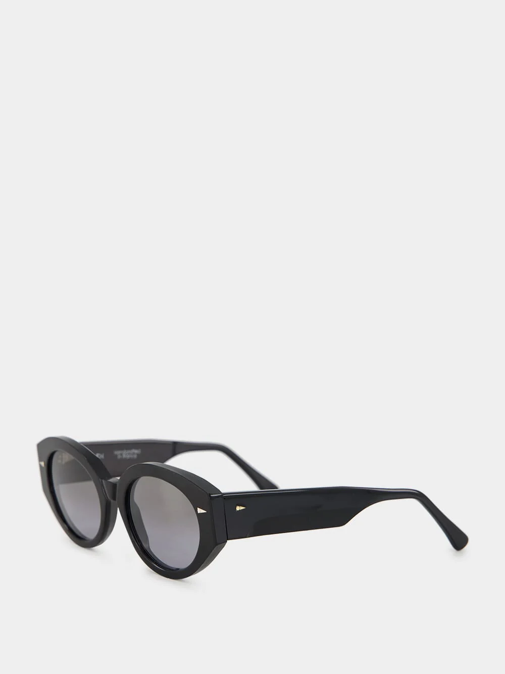 Black and Grey Gradient Art Deco Sunglasses - Image 3