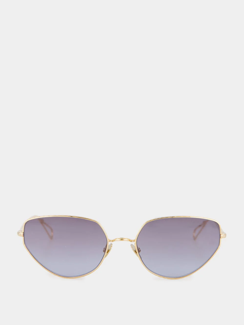 Champagne Blue Gradient Harpe Sunglasses