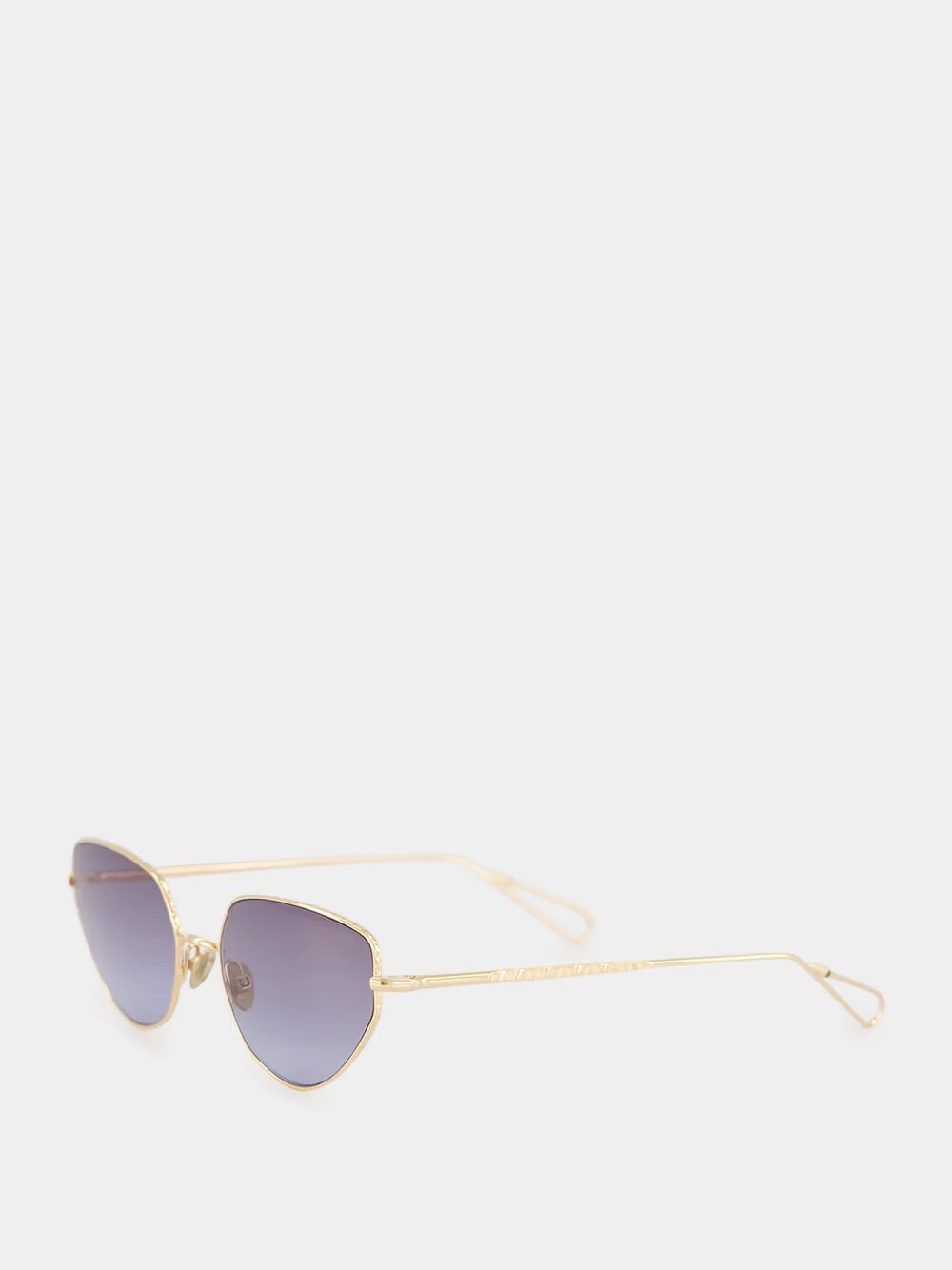 Champagne Blue Gradient Harpe Sunglasses - Image 4