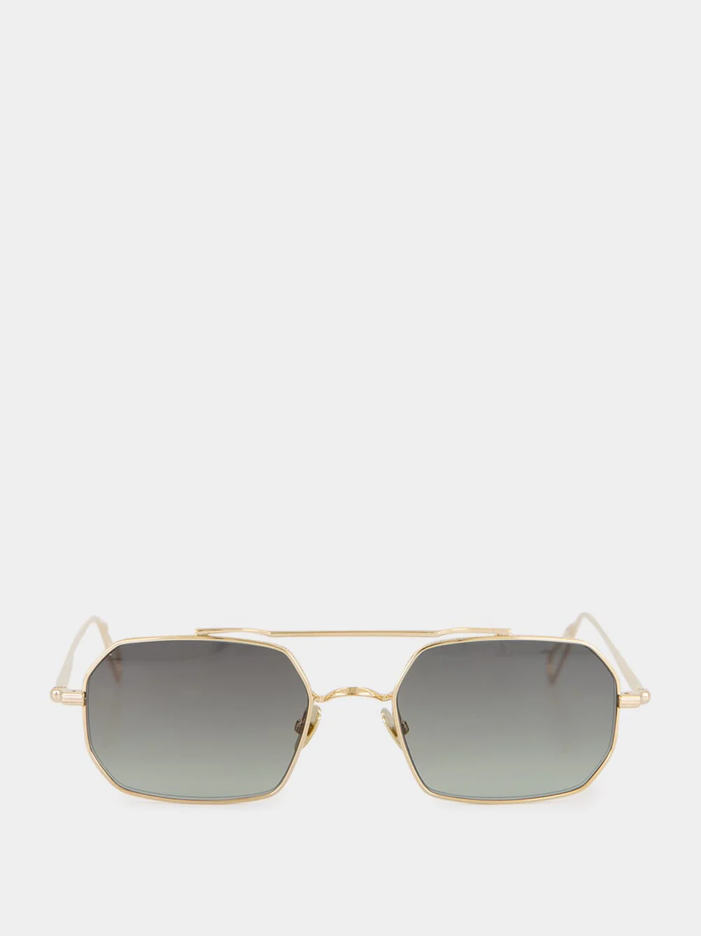 Champagne Green Gradient Clovis Sunglasses
