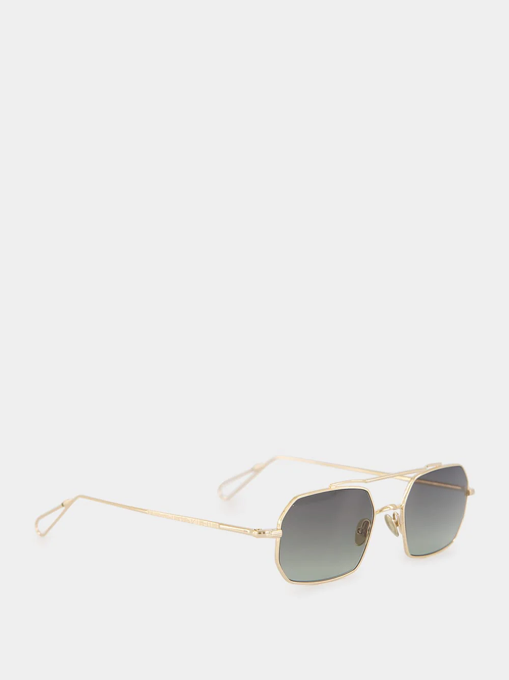 Champagne Green Gradient Clovis Sunglasses - Image 2