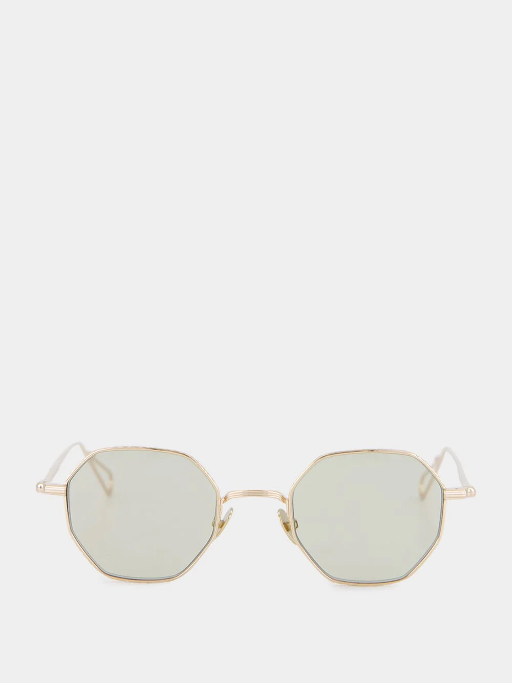 Gaillon Sunglasses in Champagne and Green Light