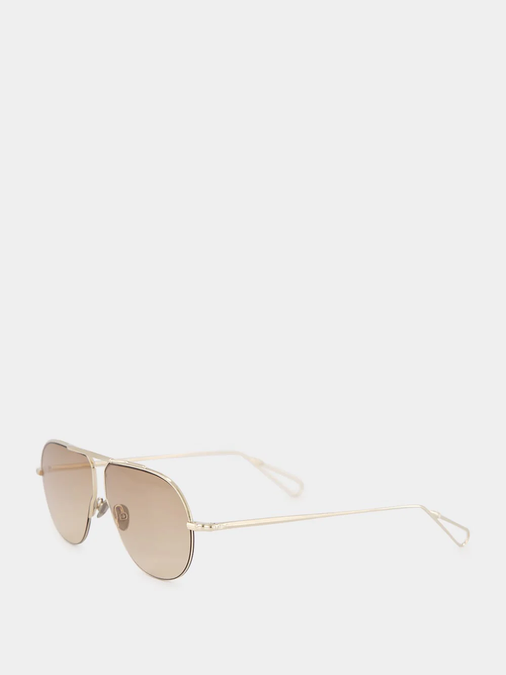 Grey Gold Brown Gradient Laplace Sunglasses - Image 3