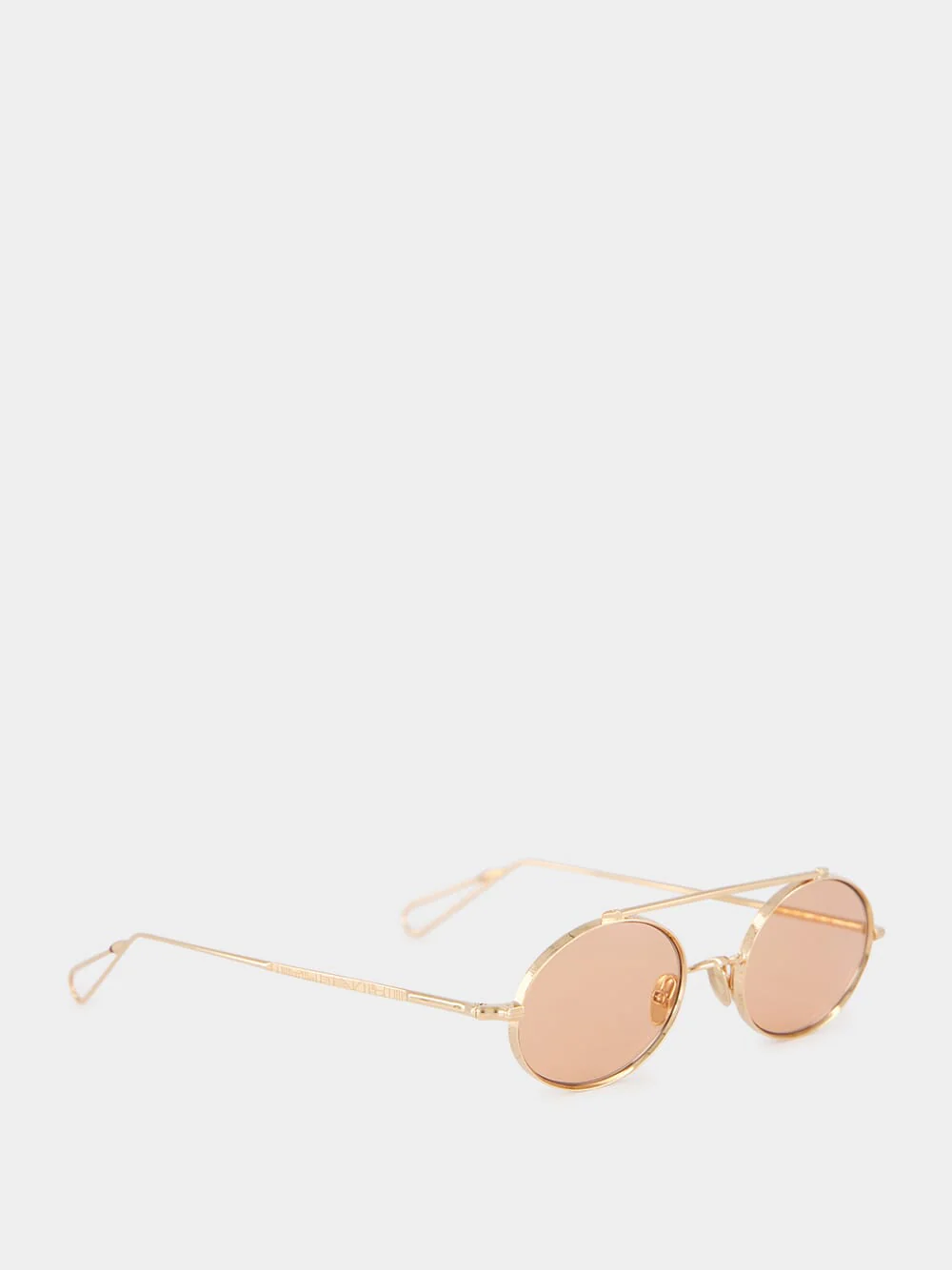 Peony Gold Turbigo Oval Sunglasses - Image 2