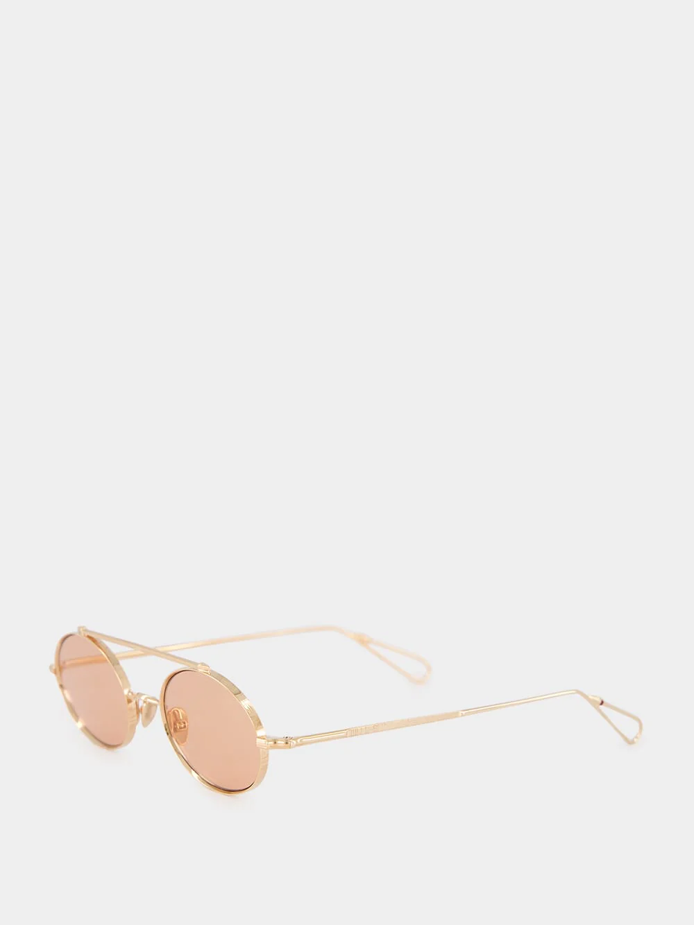 Peony Gold Turbigo Oval Sunglasses - Image 3