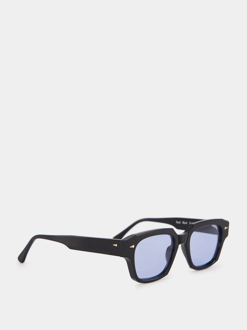 Rivoli Black and Sky Blue Sunglasses - Image 2