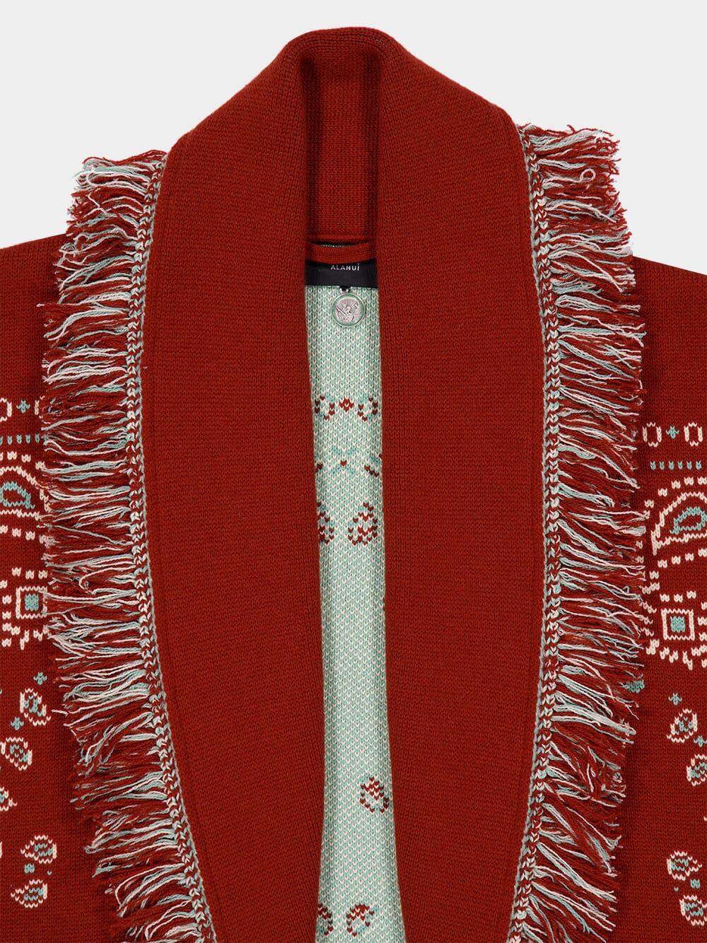 Harissa-New Sage Bandana Jacquard Cardigan - Image 6