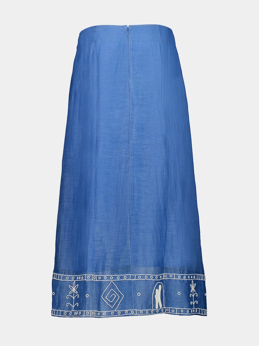 Blue Yasmeen Embellished Skirt - Image 3