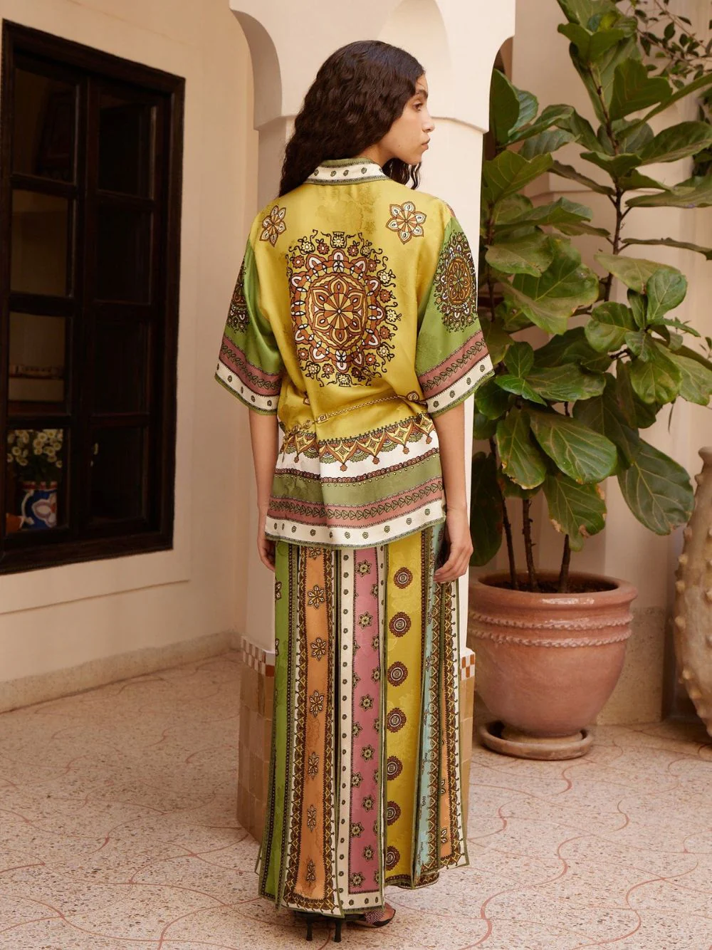 Contina Print Skirt - Image 4