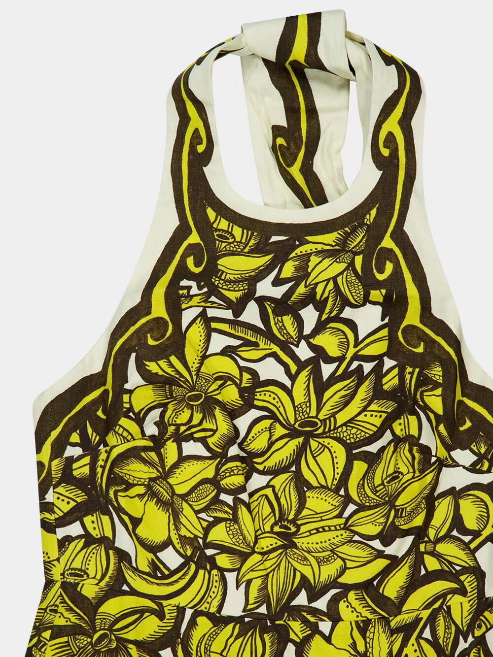 Yellow Mona Hemp Mini Dress - Image 5