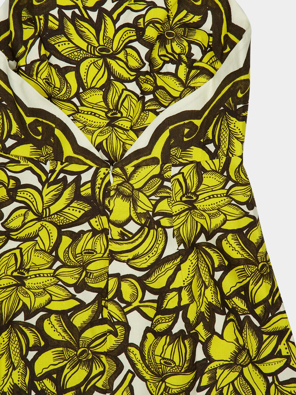 Yellow Mona Hemp Mini Dress - Image 6