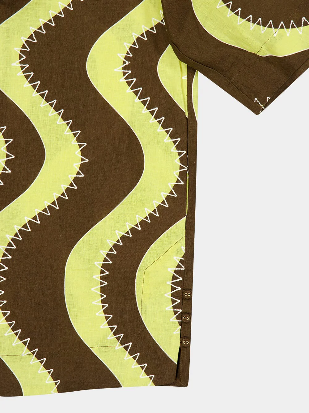Yellow Frankie Linen Mini Tunic Dress - Image 6