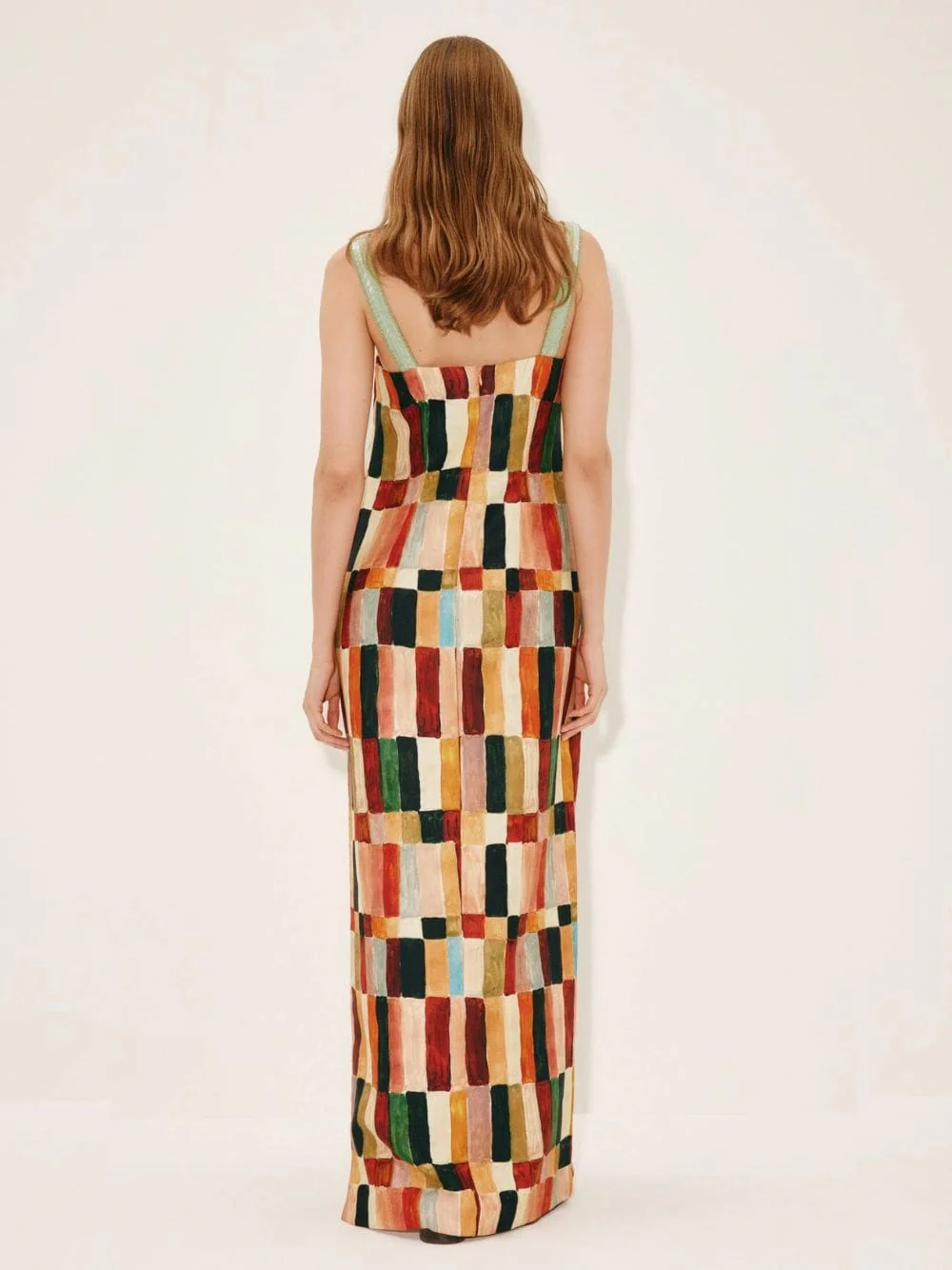 Marjorelle Print Slip Midi Dress - Image 4
