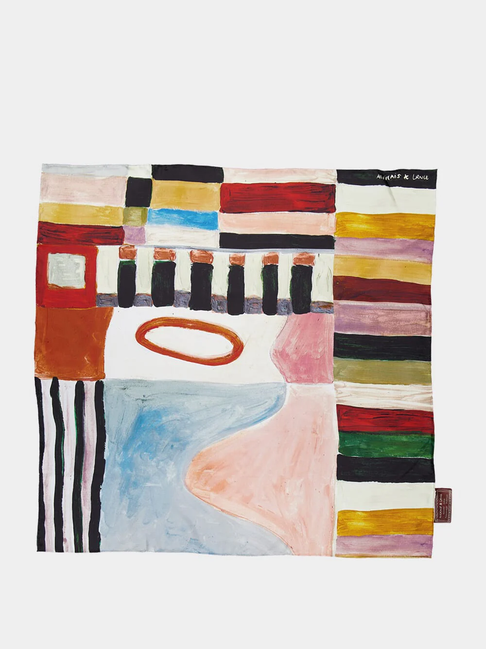 Michelle Printed Silk Scarf