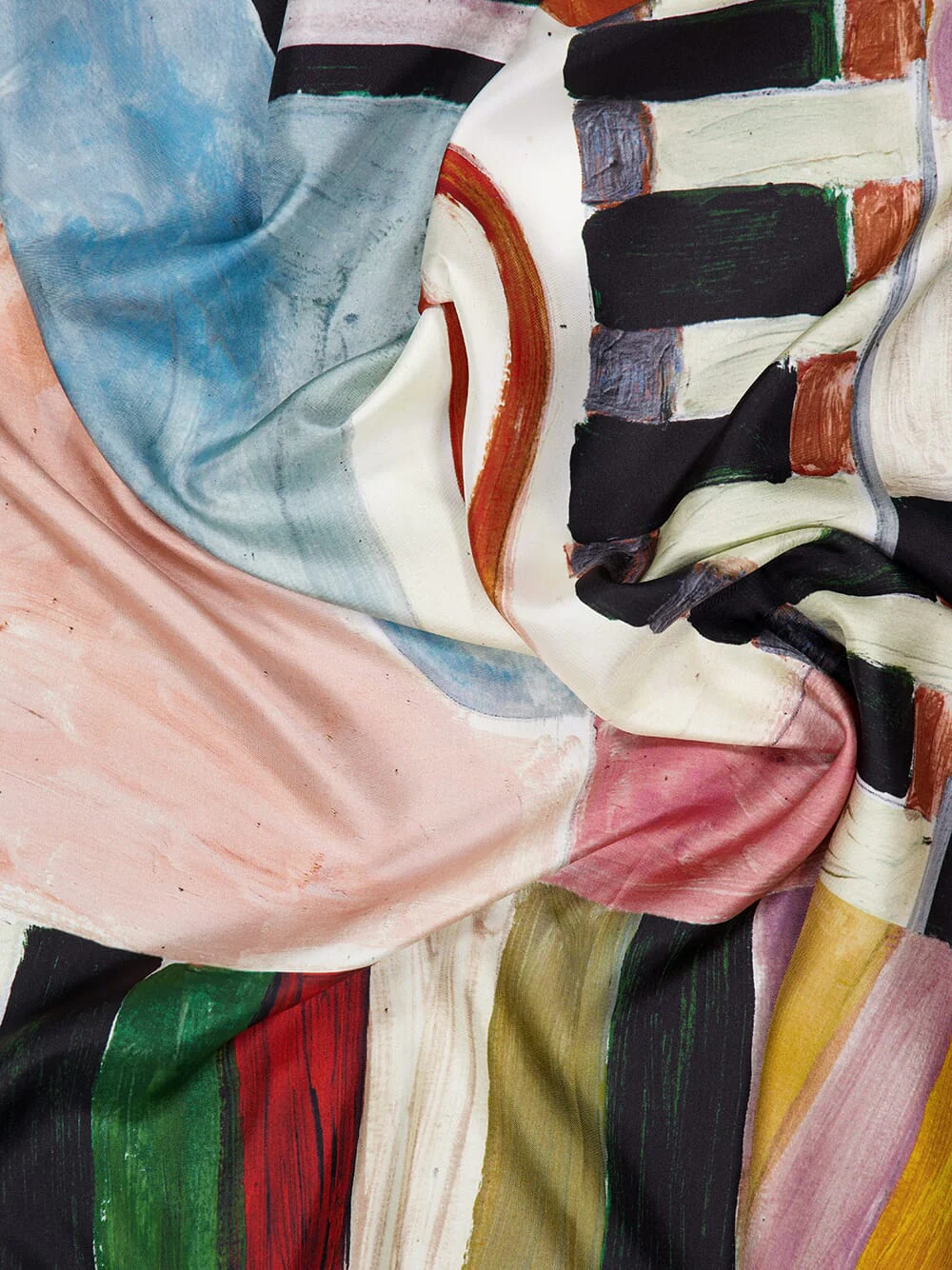 Michelle Printed Silk Scarf - Image 5